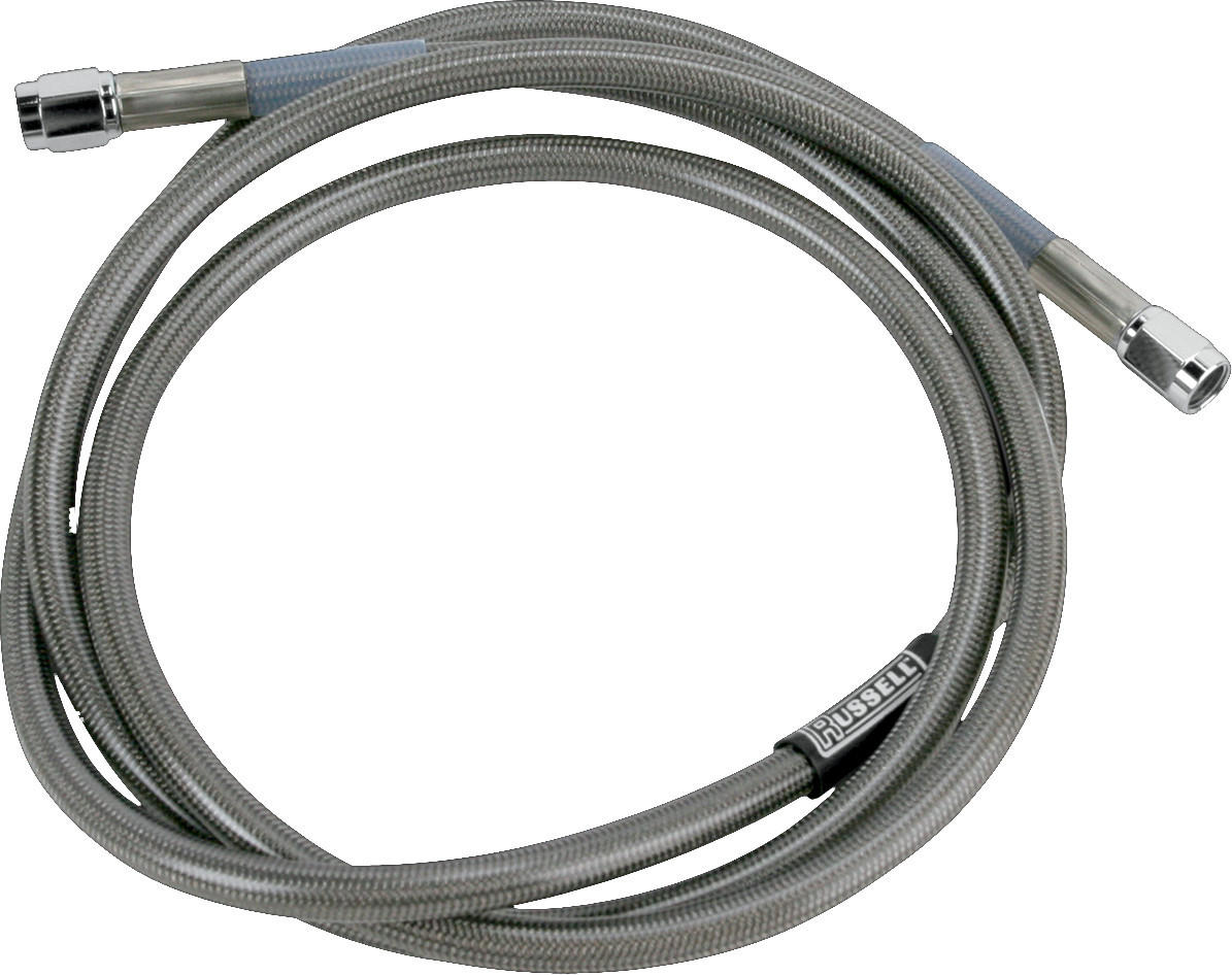 Russell Universal Braided Stainless Steel Brake Line - 62" - Click Image to Close