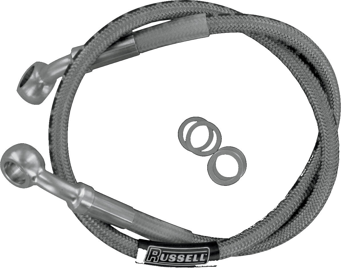 Stainless Steel Front Brake Line Kit - For 91-98 Honda CB750 Nighthawk - Click Image to Close