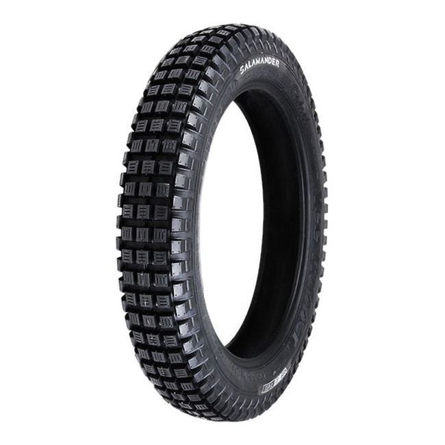 4.00 R18 TL 64L Rear VRM308 Salamander Trials Tire - Ultralight Radial Tubeless or Tube - Click Image to Close