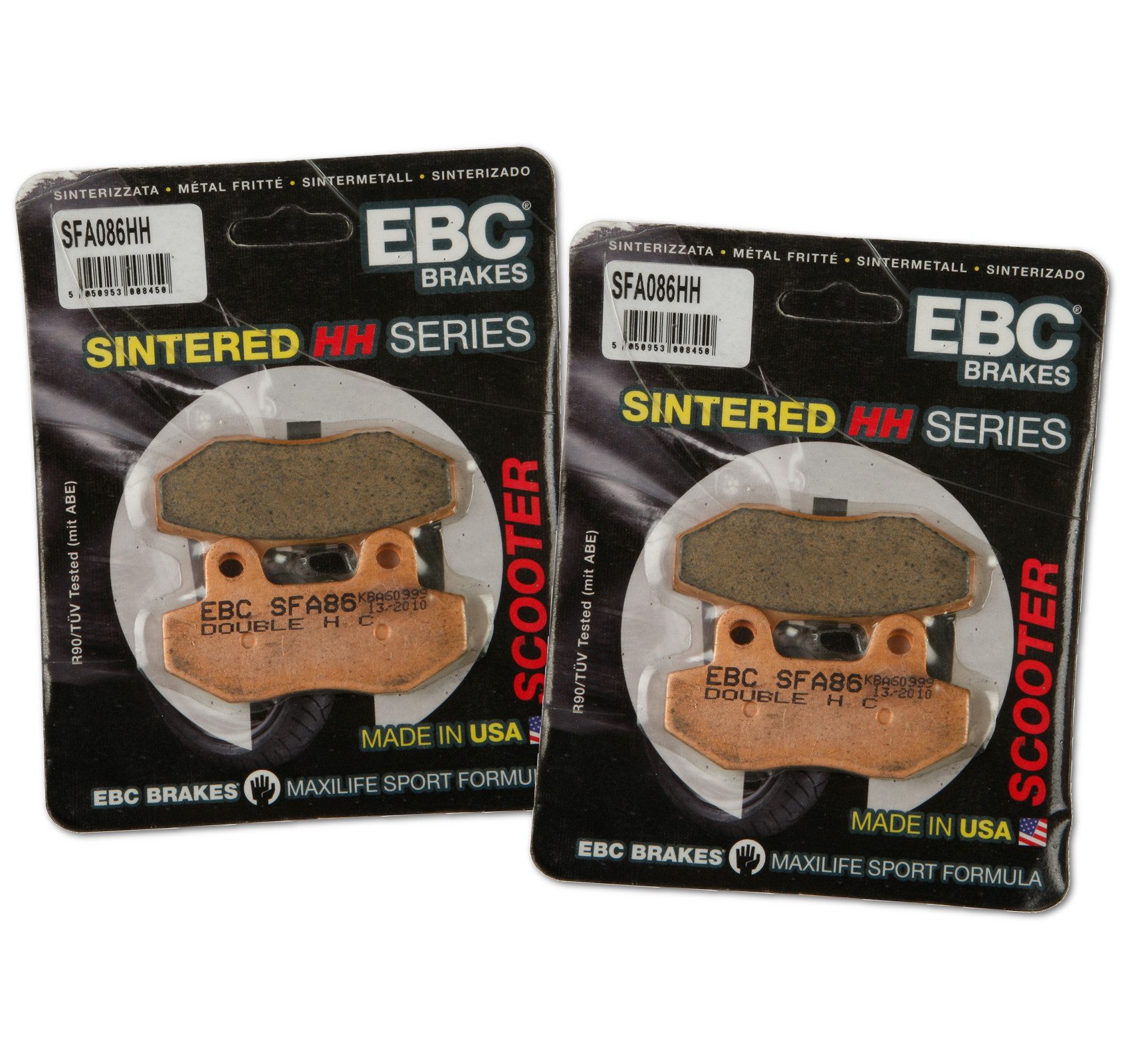 Sintered Double-H Brake Pads Front Set - Click Image to Close