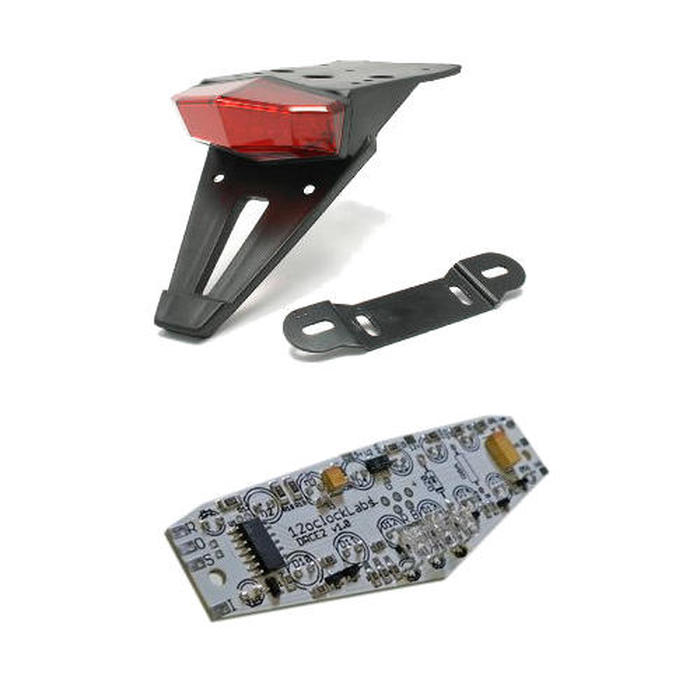 DRC Universal Edge2 Red Tail Light w/ Bracket & Upgrade Processor Board - Click Image to Close