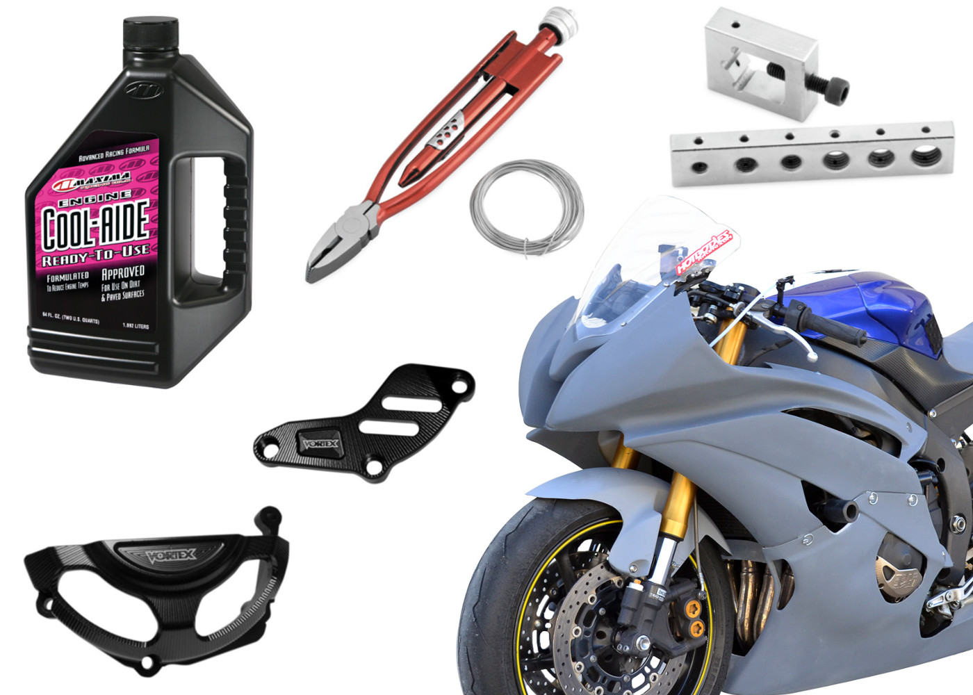 Beginners Race Kit - For 08-16 Yamaha R6 - Click Image to Close