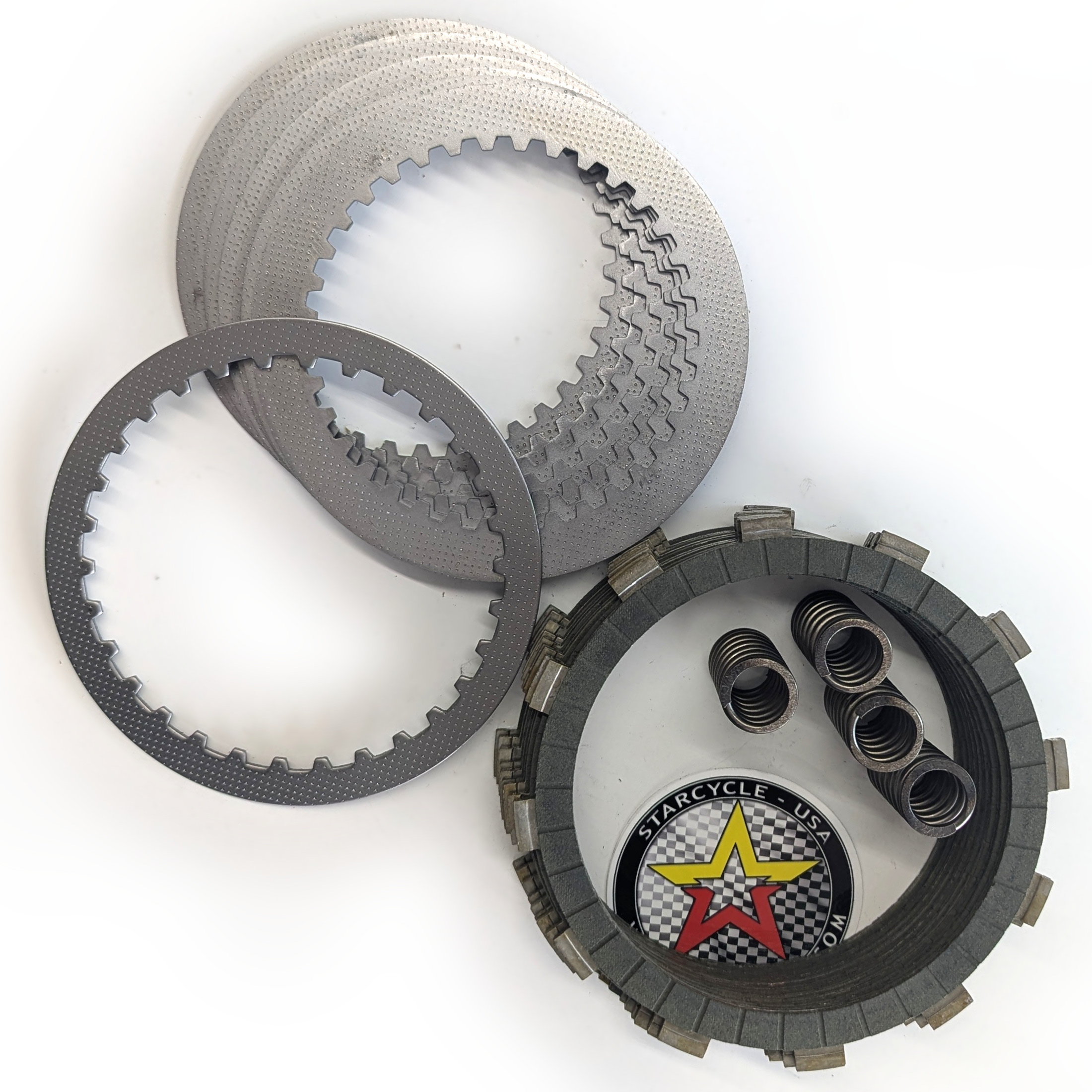 SRK Complete Clutch Plate Kit w/ Springs - For 08-17 Harley V-Rod - Click Image to Close