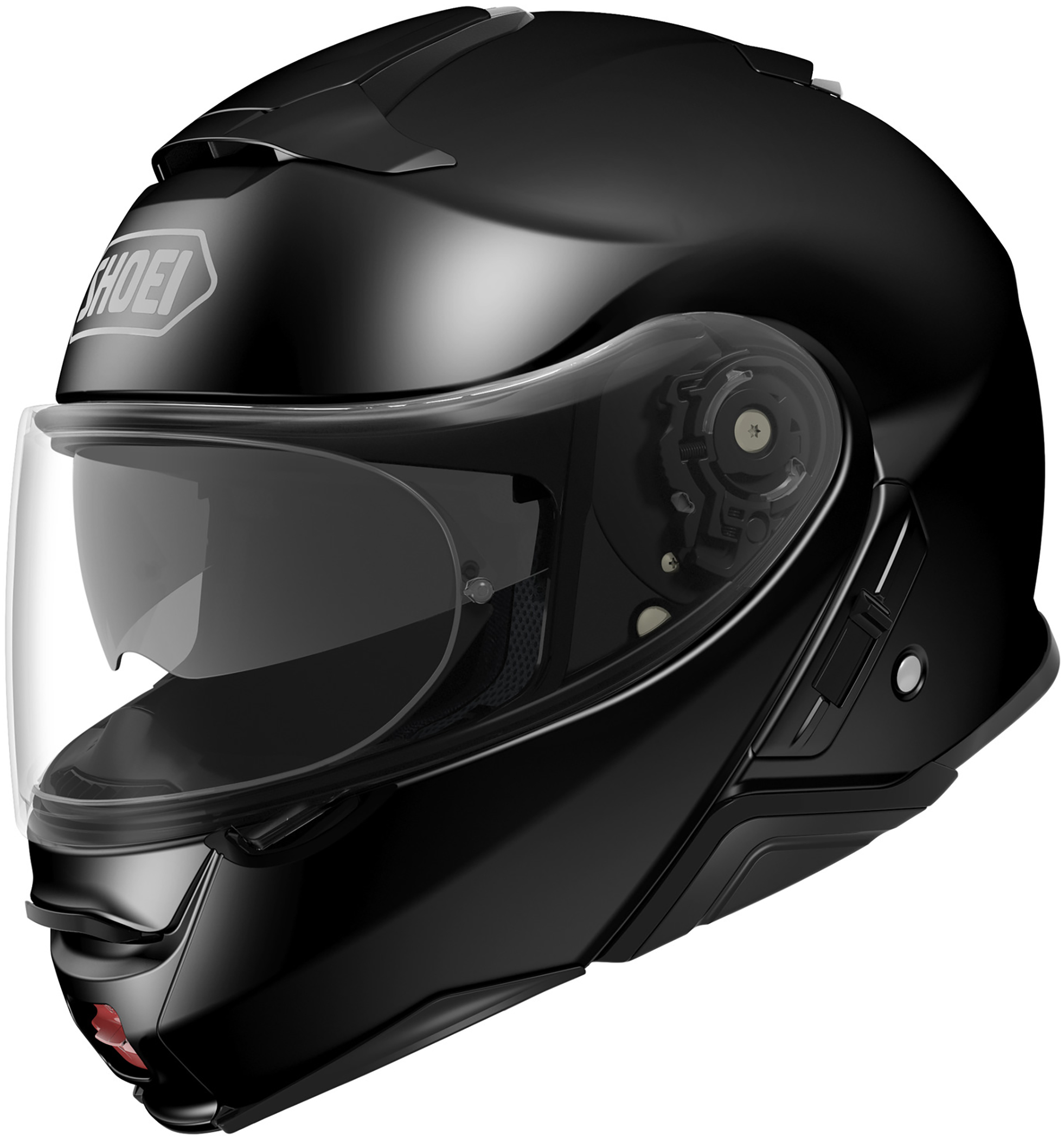 Neotec 2 Solid Black Modular Motorcycle Helmet Small - Click Image to Close