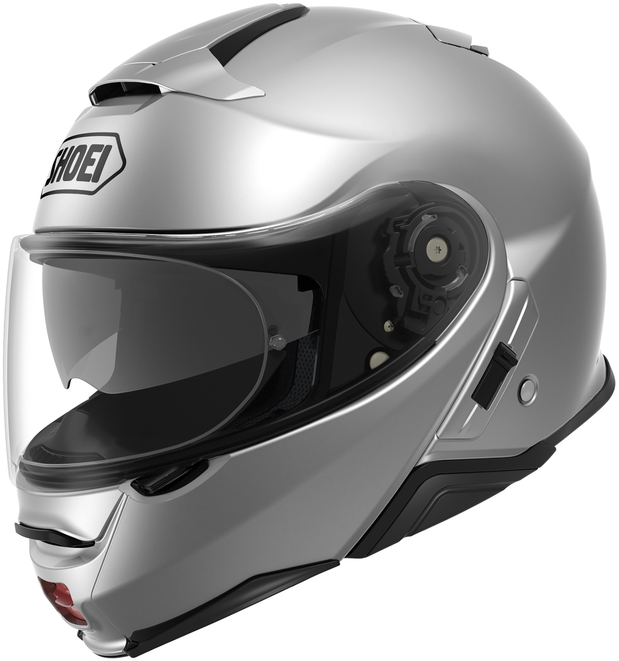 Neotec 2 Light Silver Modular Motorcycle Helmet Small - Click Image to Close