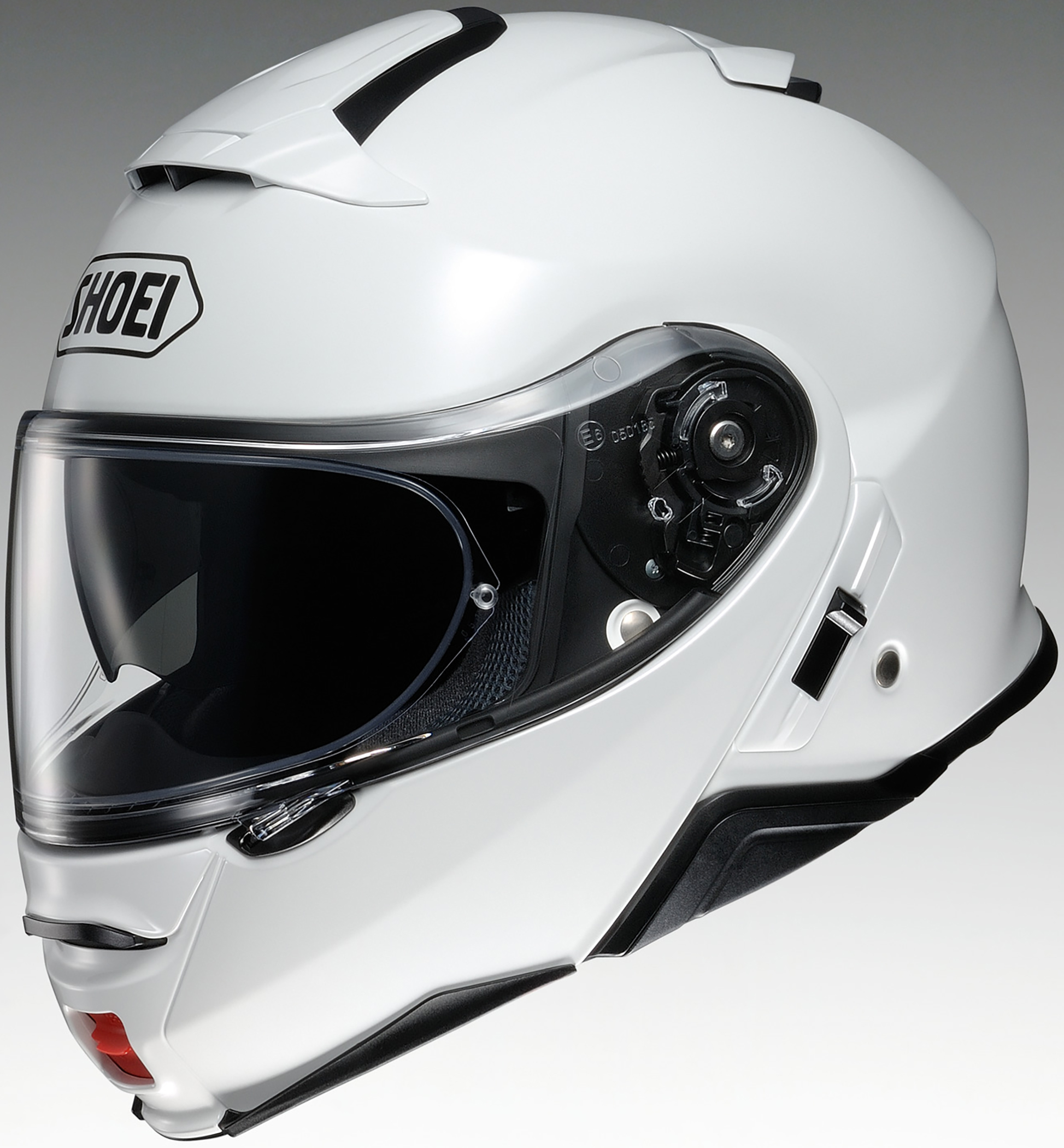 Neotec 2 Solid White Modular Motorcycle Helmet Small - Click Image to Close