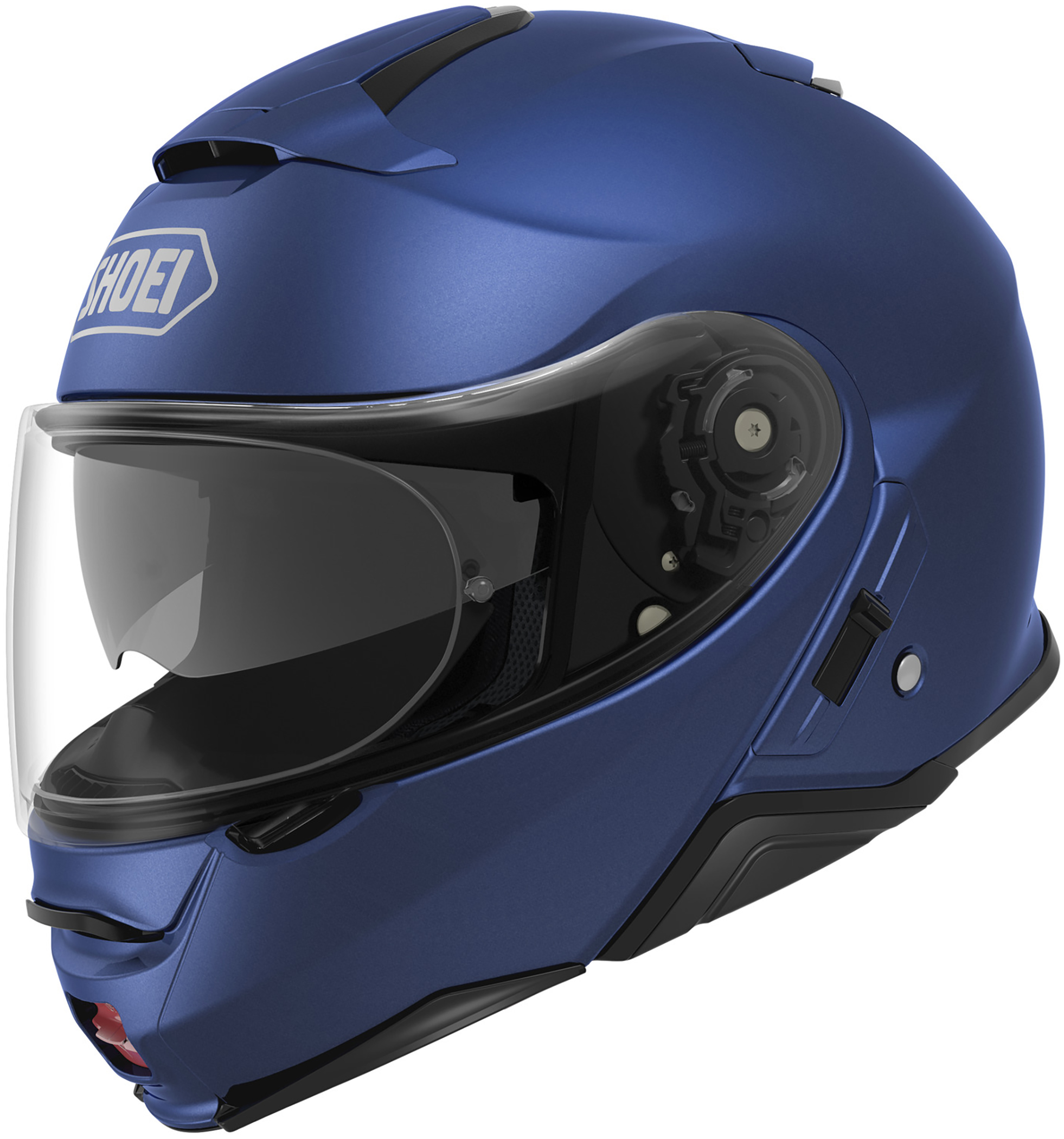 Neotec 2 Metallic Matte Blue Modular Motorcycle Helmet Small - Click Image to Close