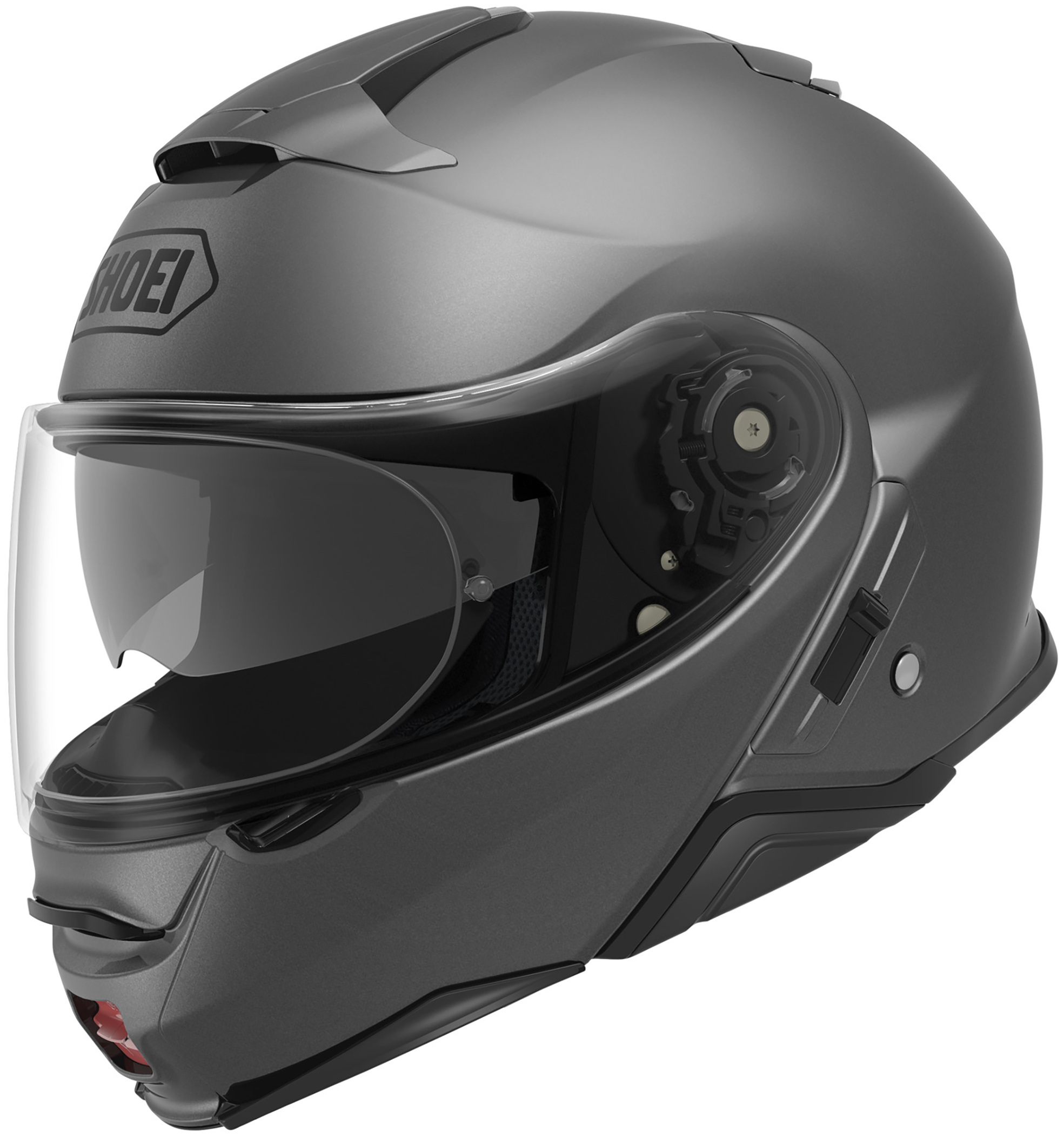 Neotec 2 Matte Deep Grey Modular Motorcycle Helmet Small - Click Image to Close