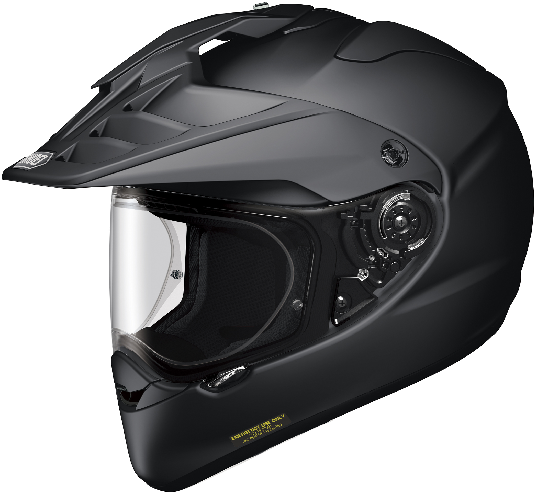 Hornet X2 Matte Black Dual-Sport Helmet X-Small - Click Image to Close