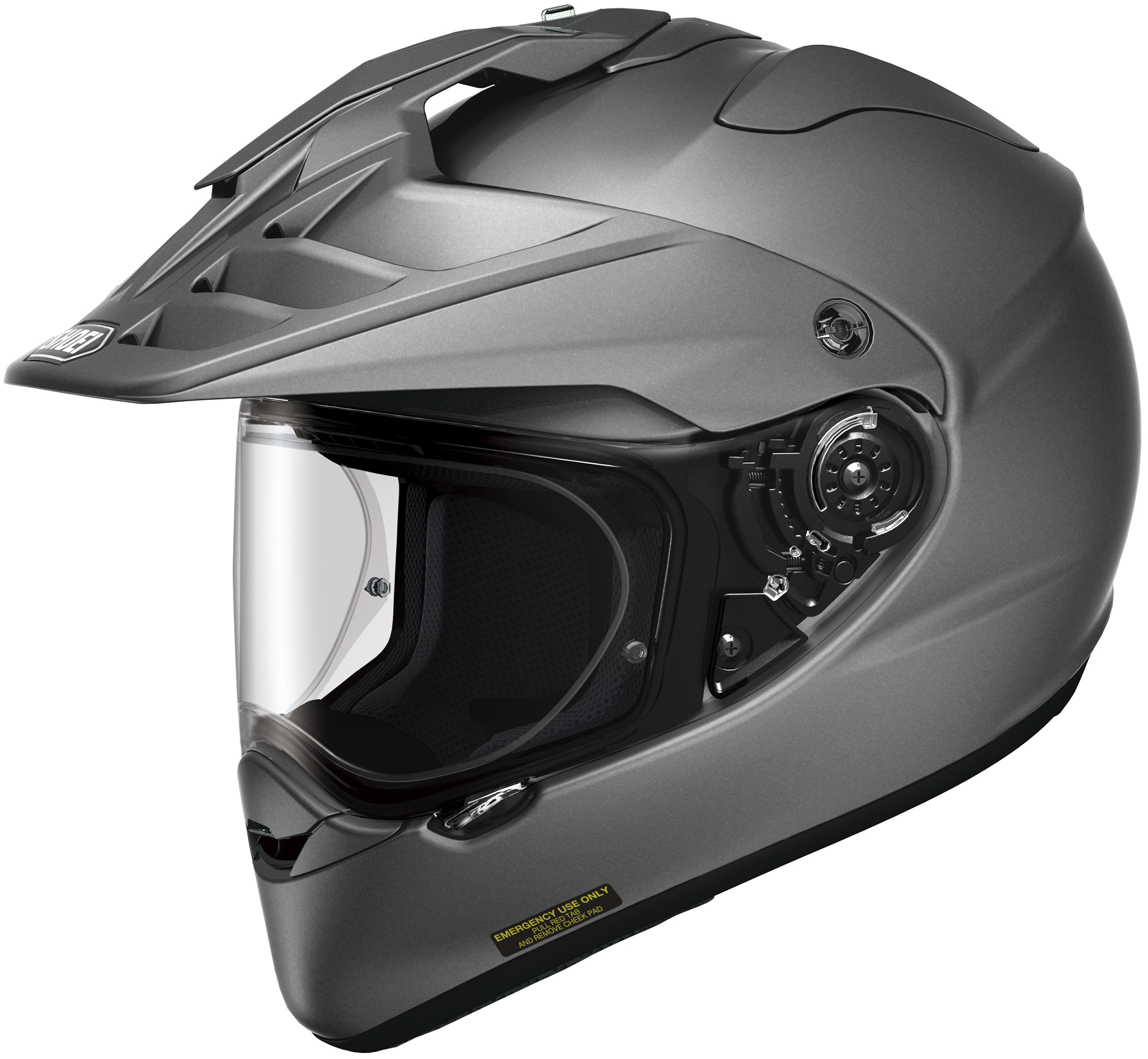 Hornet X2 Deep Matte Grey Dual-Sport Helmet Large - Click Image to Close