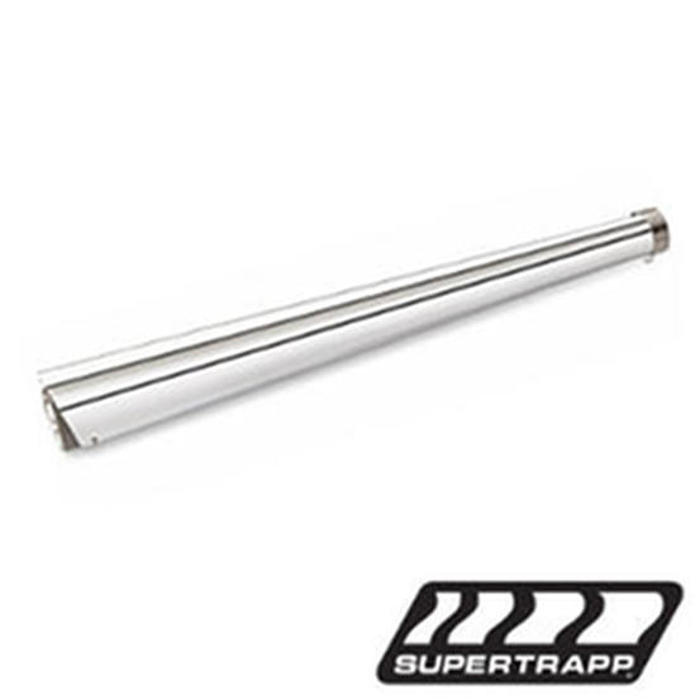 Chrome Megaphone Slip On Exhaust - For 86-03 LS650 Savage - Click Image to Close