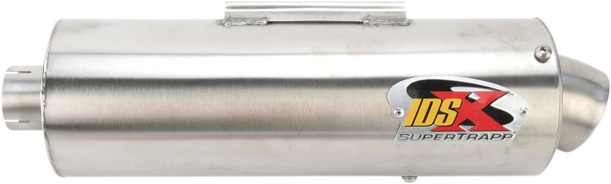 SuperTrapp IDSX Stainless Steel Slip On Exhaust Muffler - Click Image to Close