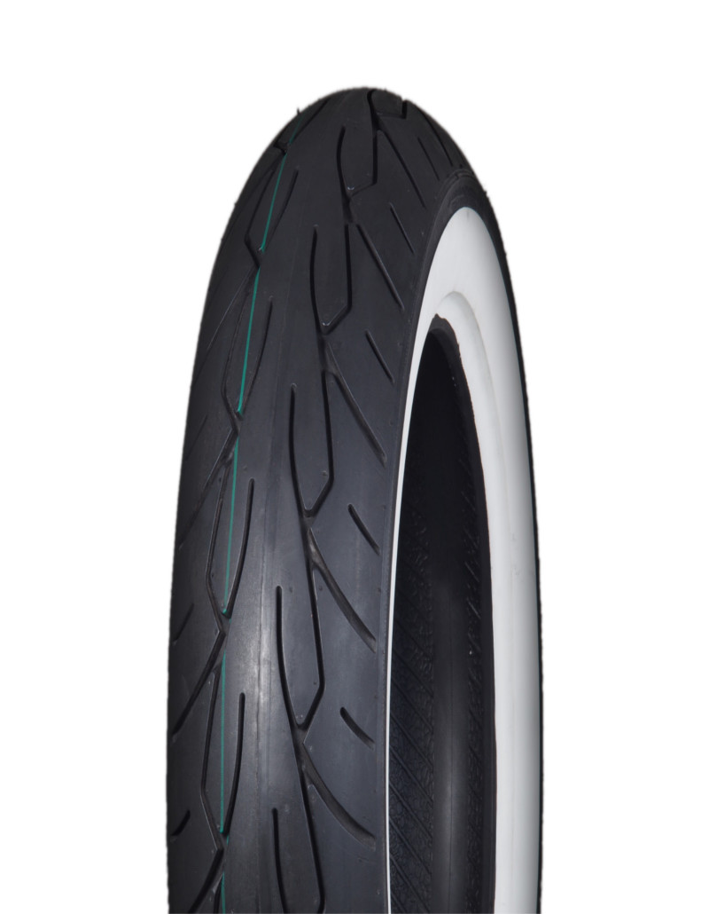 VRM302 White Wall 120/70-21 62H TL Front Tire - Click Image to Close