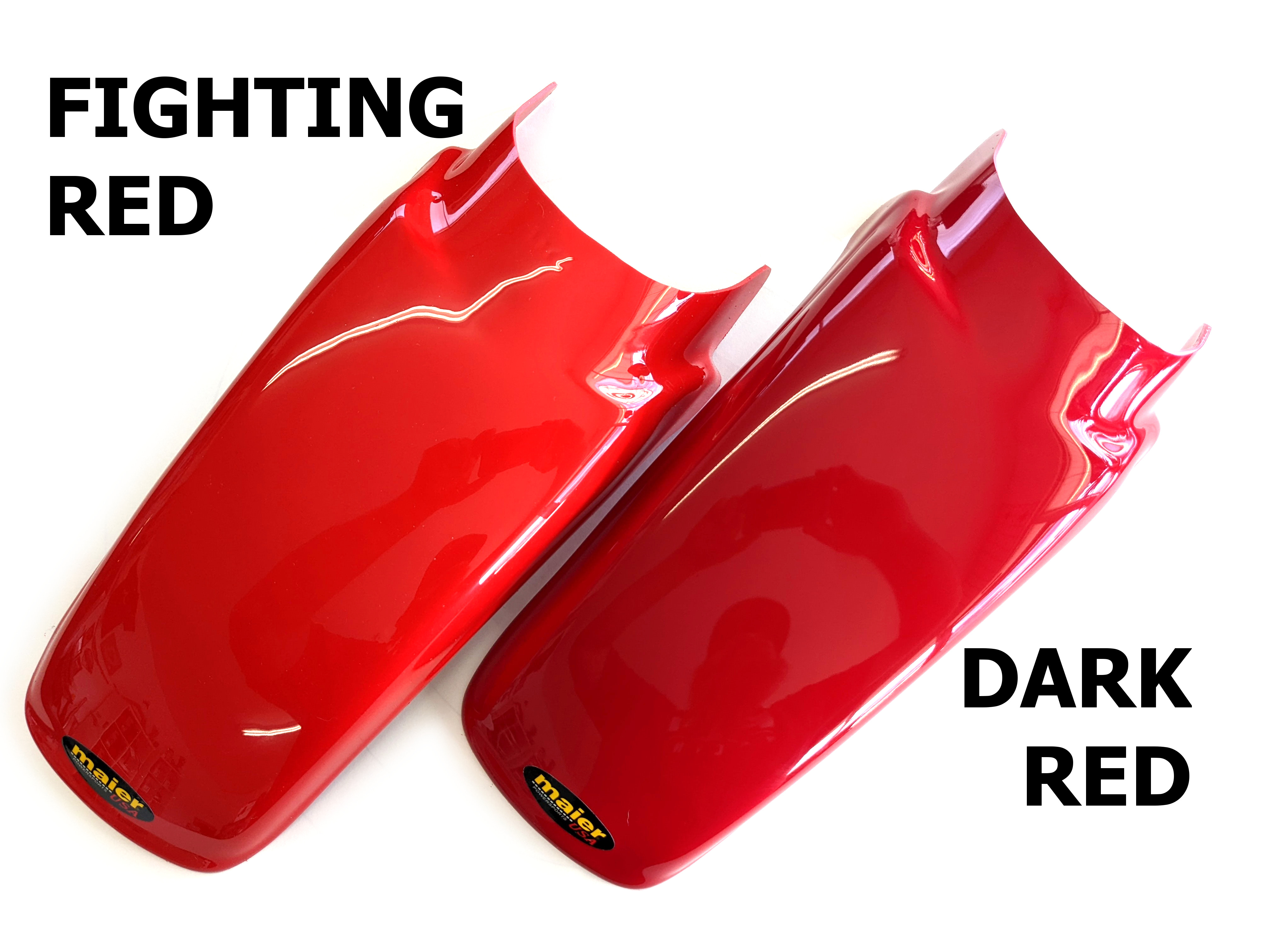 "Fighting" Red Front & Rear Fenders & Side Panels - For 77-82 Honda XR75/XR80 - Click Image to Close