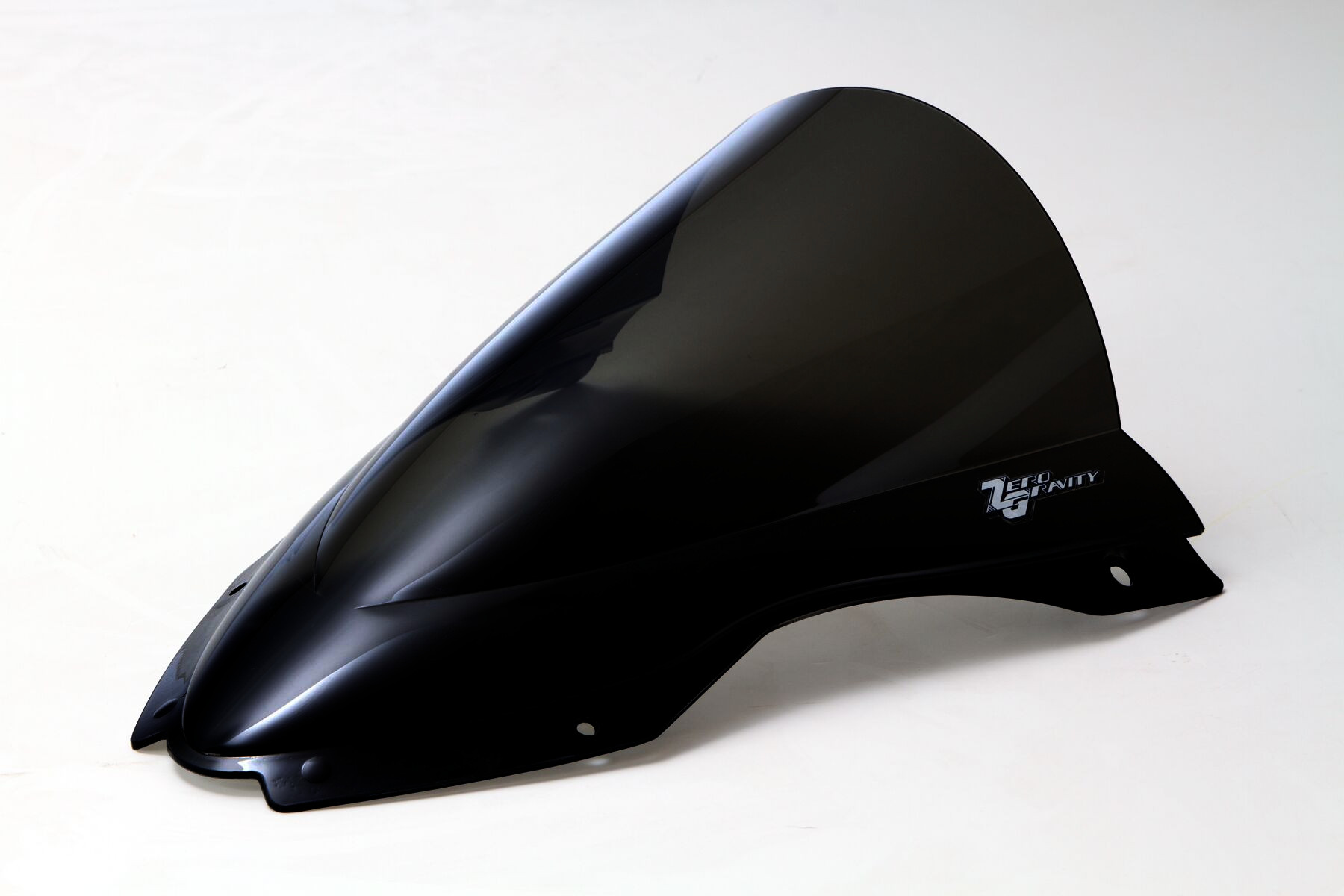 Dark Smoke Double Bubble Windscreen - For 16-18 Kawasaki ZX10R - Click Image to Close