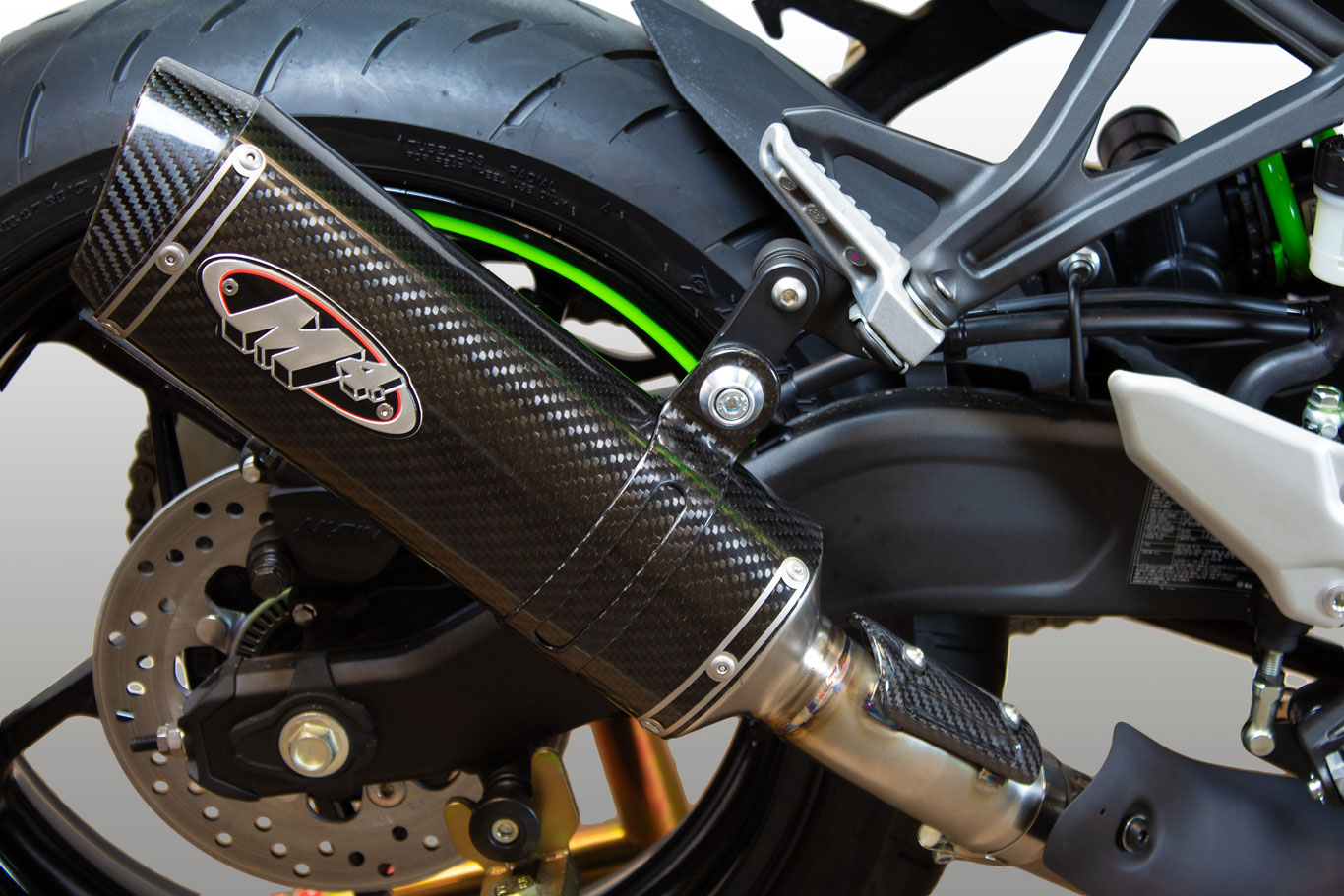 X96 Carbon Fiber Slip On Exhaust - For 23-25 ZX-4RR - Click Image to Close