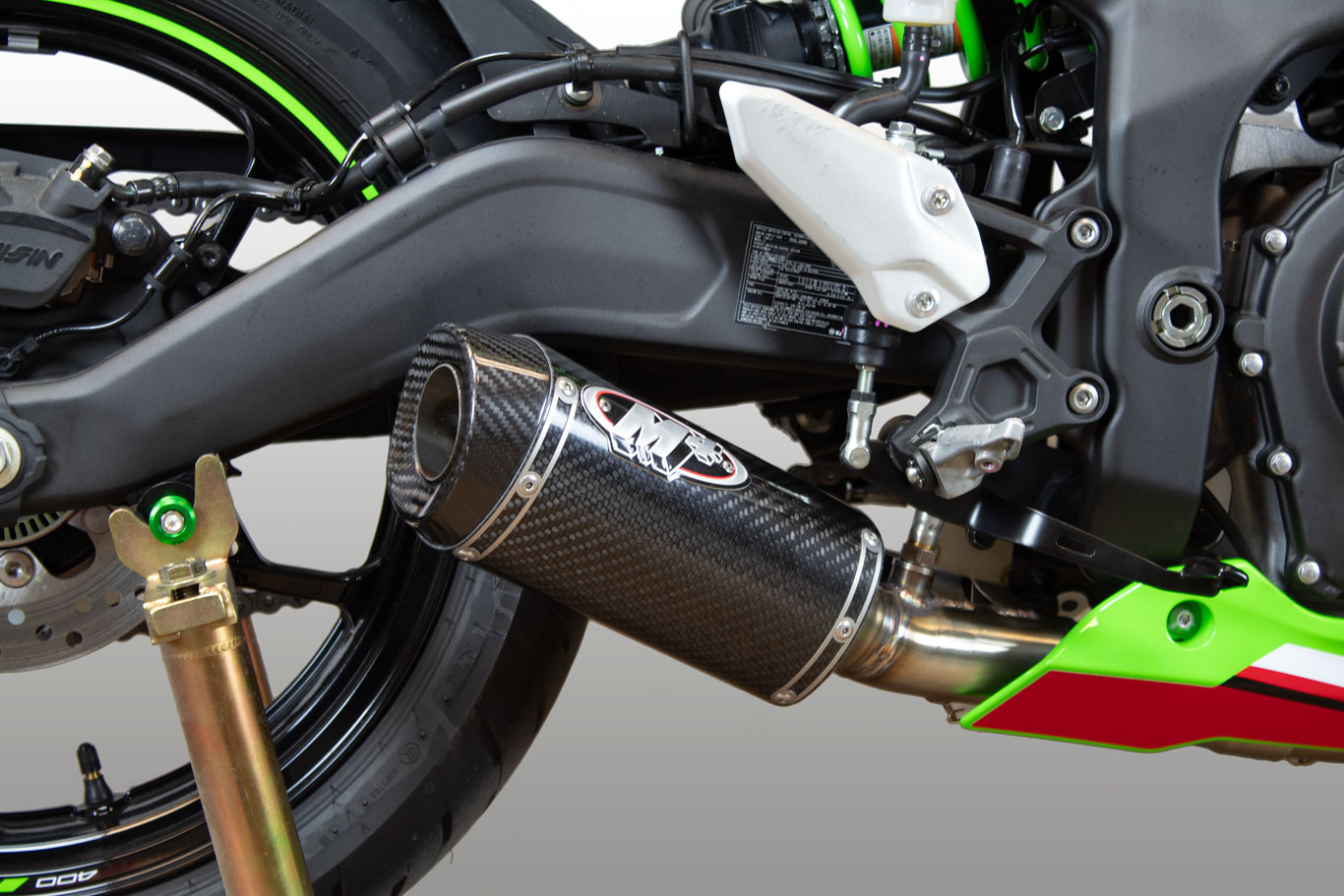 X96 Carbon Fiber Street Slayer Full Exhaust System - For 23-25 ZX-4RR - Click Image to Close