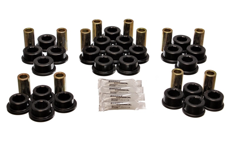 87-92 Toyota Supra Black Rear Control Arm Bushing Set - Click Image to Close