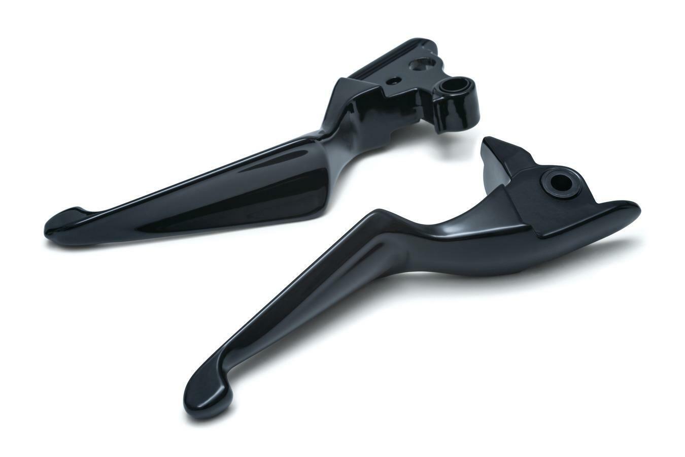 Boss Blades Lever Set 17-Up Touring Gloss Black - Click Image to Close