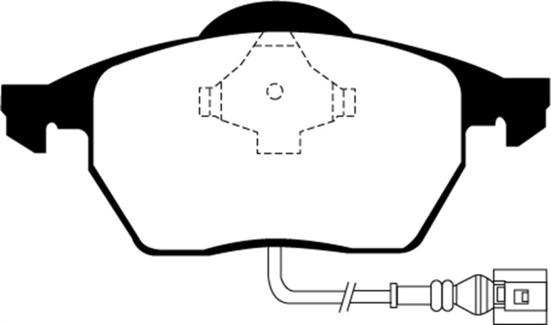 Greenstuff Front Brake Pads - For 99-05 Volkswagen Beetle 1.8 Turbo - Click Image to Close