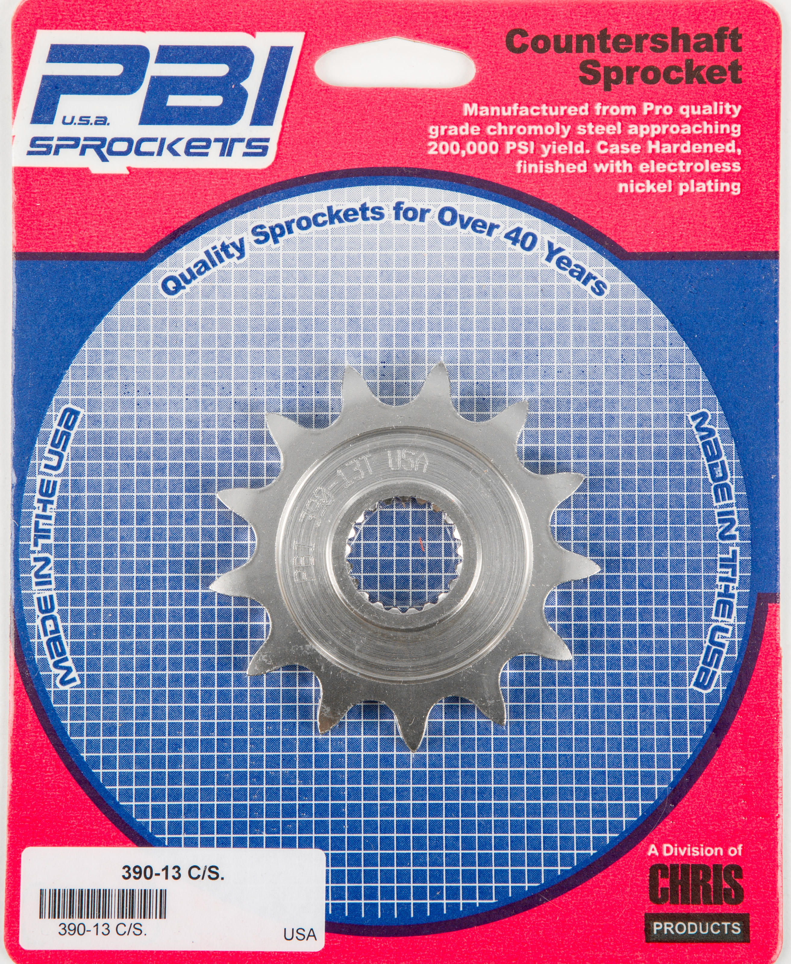 N.O.S. COUNTERSHAFT STEEL SPROCKET - Click Image to Close