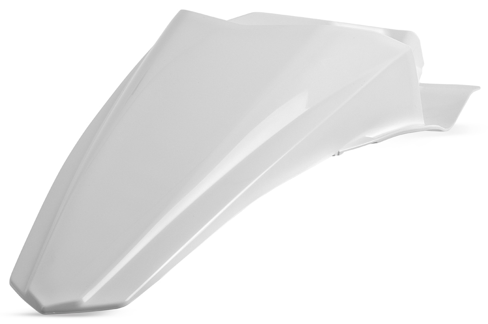 Rear Fender - White - For 14-20 Kawasaki KX85 KX100 - Click Image to Close