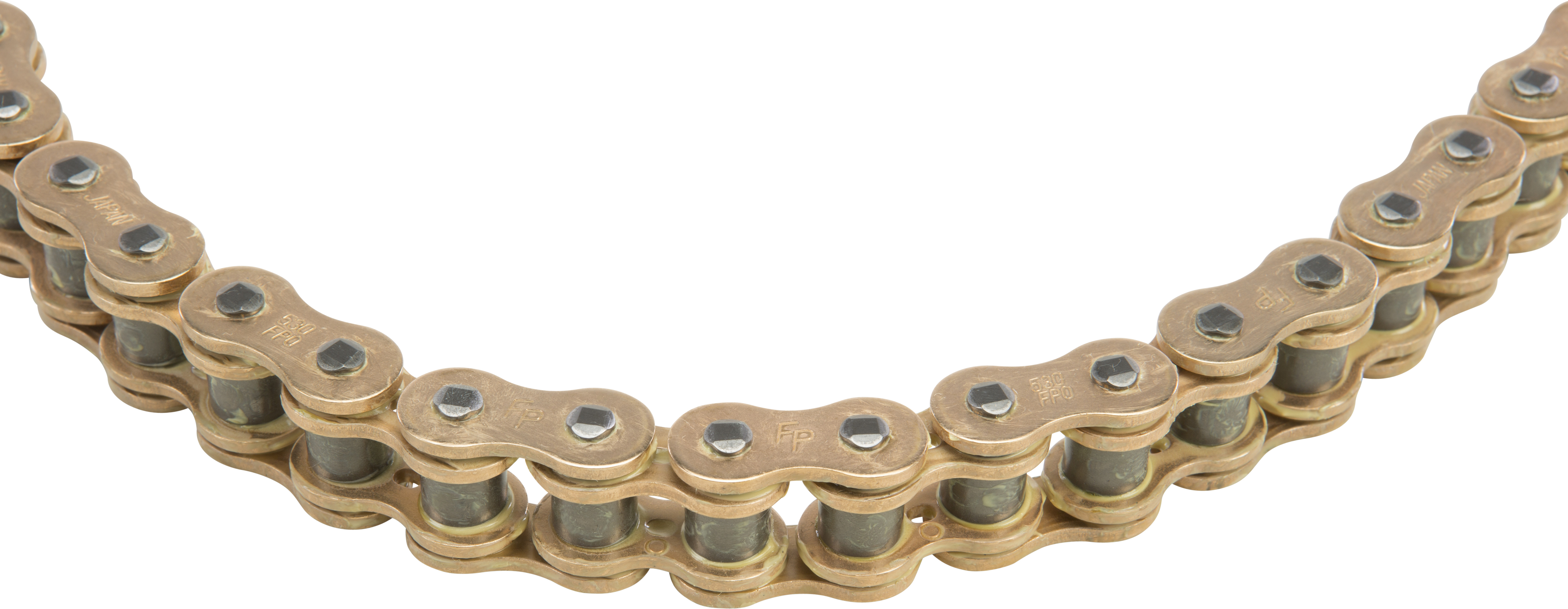 O-Ring Sealed Chain 530 Pitch X 120 Links Gold Clip Master - Click Image to Close