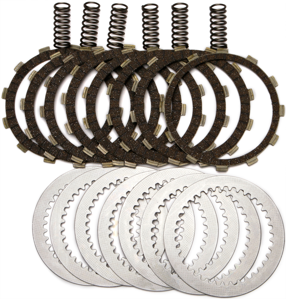 DRC Complete Clutch Kit - Cork CK Plates, Steels, & Springs - For DRZ400 LTZ400 DVX400 - Click Image to Close