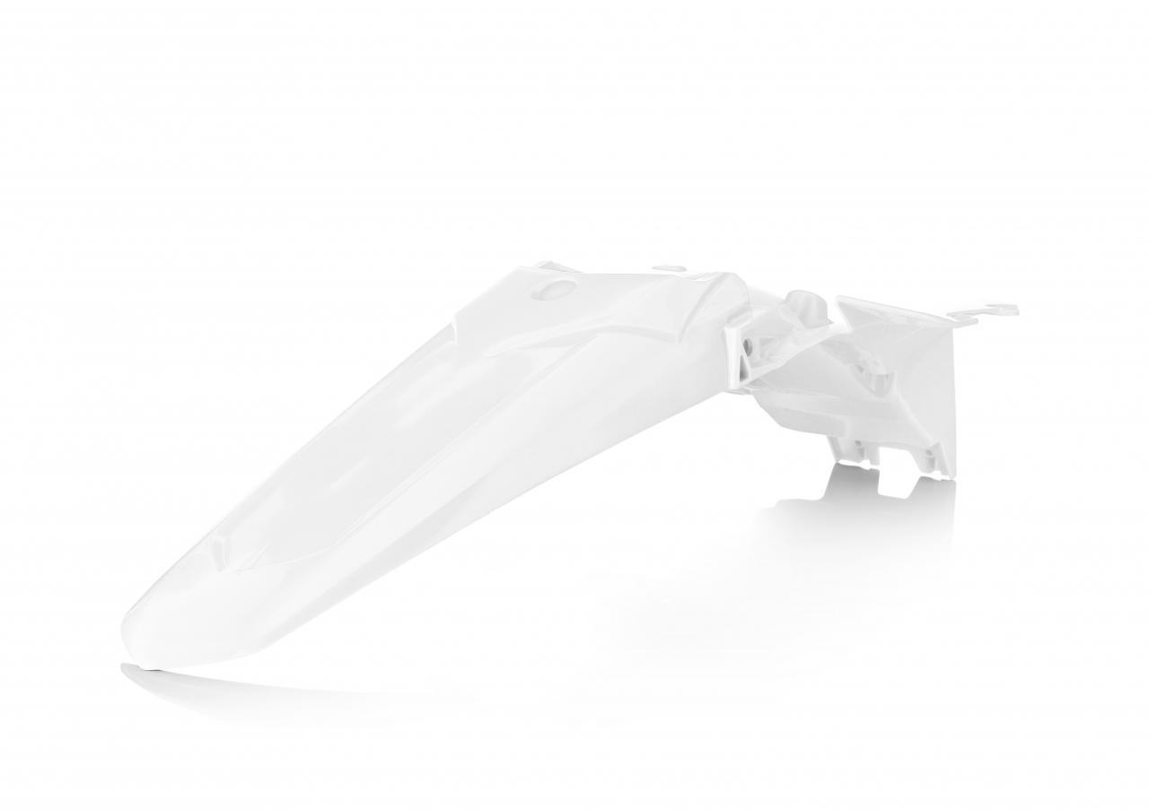 Rear Fender - White - For 2018 Yamaha YZ450F - Click Image to Close