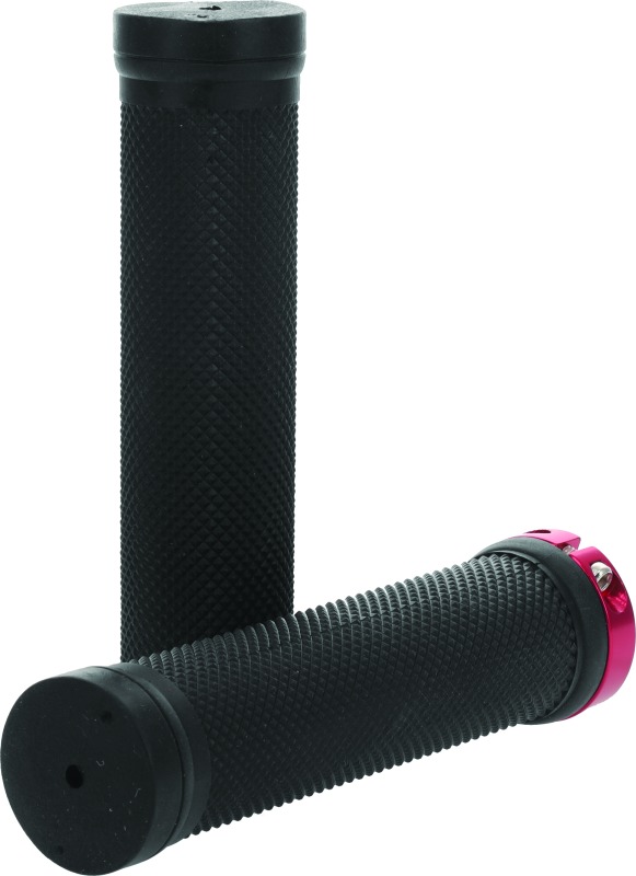 BikeMaster Lock-On Grips - Knurled - Click Image to Close