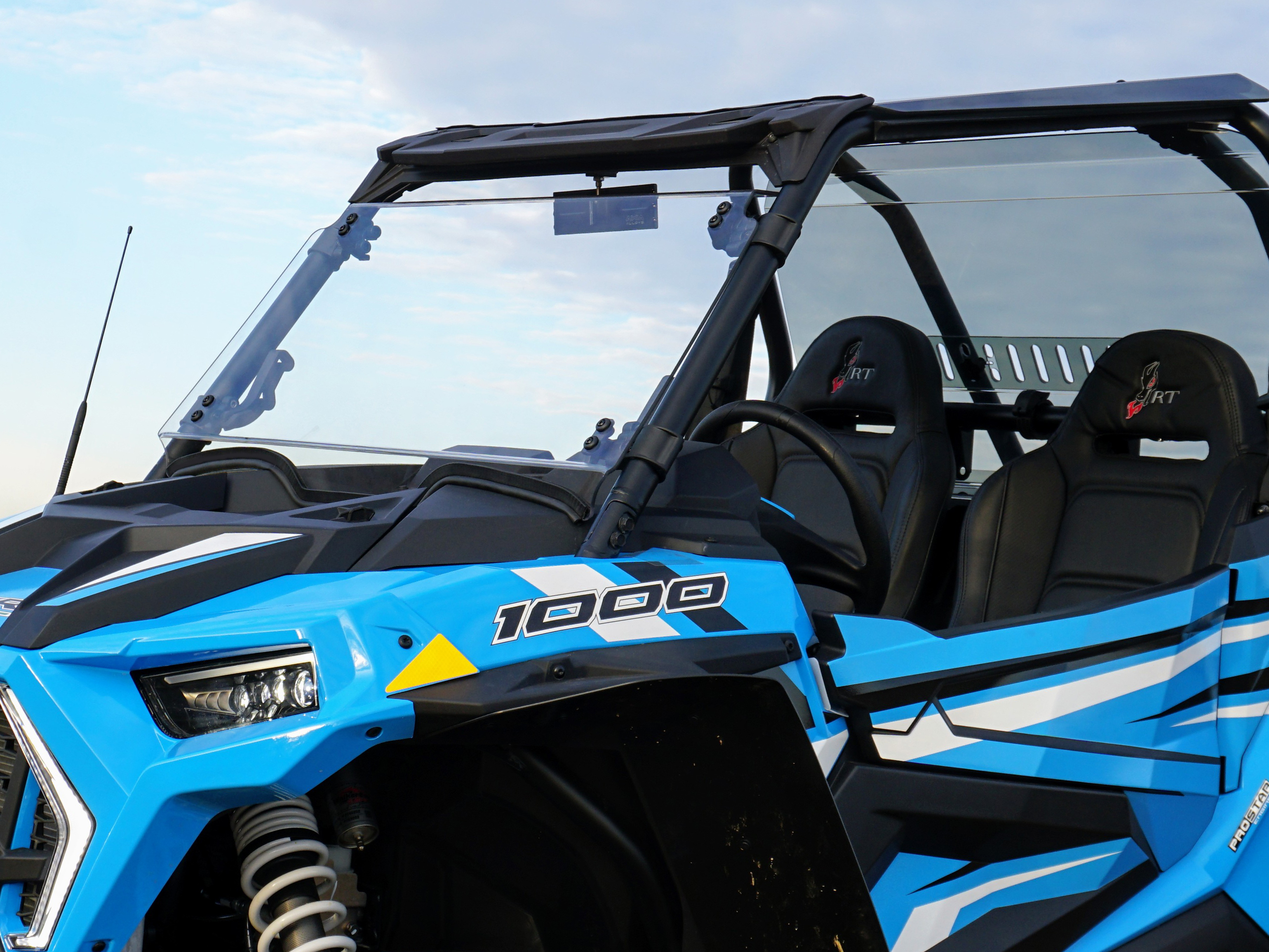 D-2 Full Tilting Windshield - For 2019 Polaris RZR 1000 XP - Click Image to Close