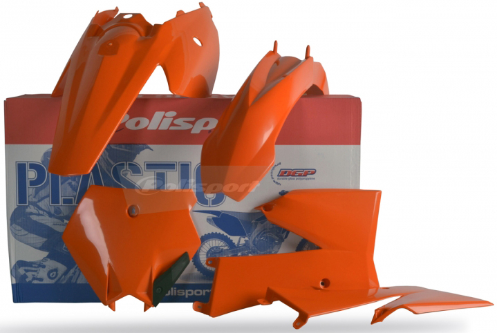 Plastic Kit - Original Orange - For 06-12 KTM 85 SX - Click Image to Close