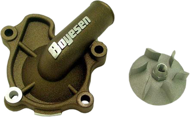 Waterpump Cover Impeller Kit Magnesium - For 04-17 Honda CRF250 - Click Image to Close