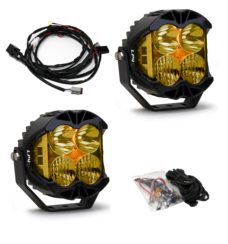 LP4 Pro Driving/Combo LED - Amber (Pair) - Click Image to Close