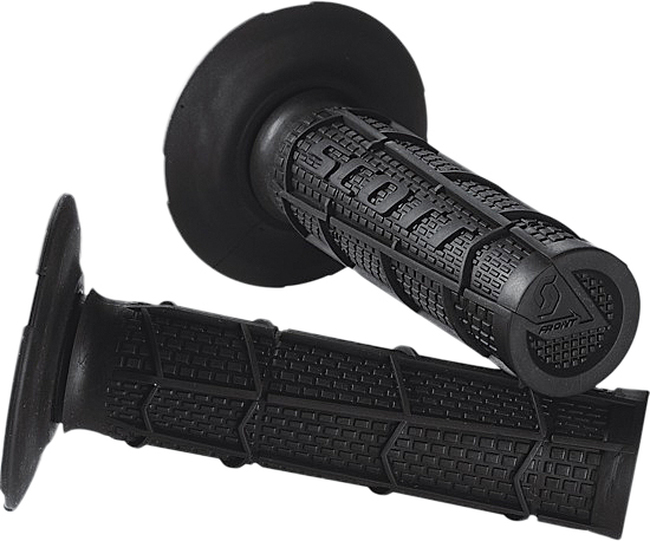 Radial Full Waffle Motorcycle Grips Black 7/8" - Click Image to Close