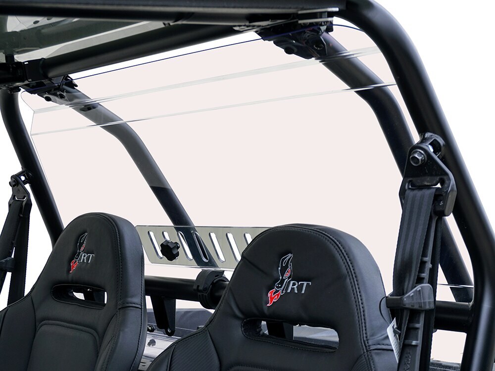 Clear Rear Windshield w/Vent - For 19-22 RZR 1000 XP - Click Image to Close