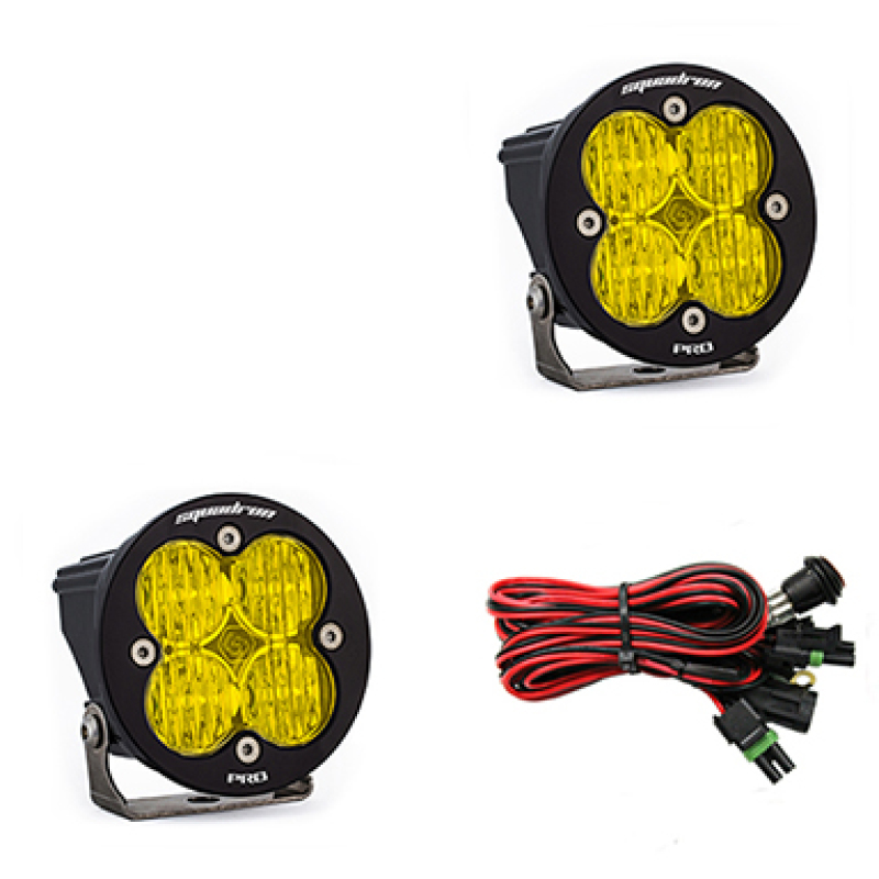 Squadron R Pro Wide Cornering Pair LED Light Pods - Amber - Click Image to Close