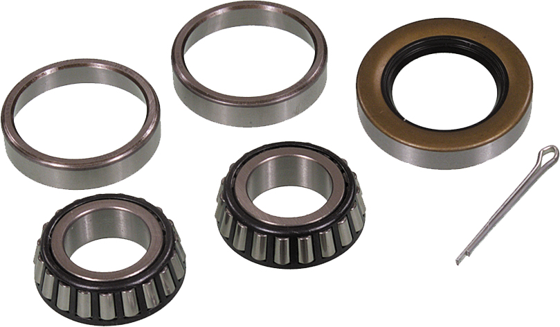 Bearing Kit For 1" Trailer Axle w/ 2" Hub - Seal & Bearings - Click Image to Close