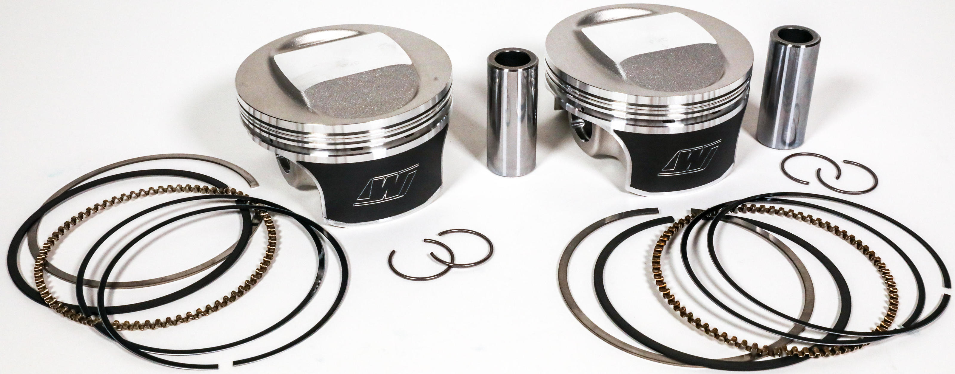 Tracker Piston Series Kits - 1340 Evo Flattop 8.5:1 Cr+.020 - Click Image to Close