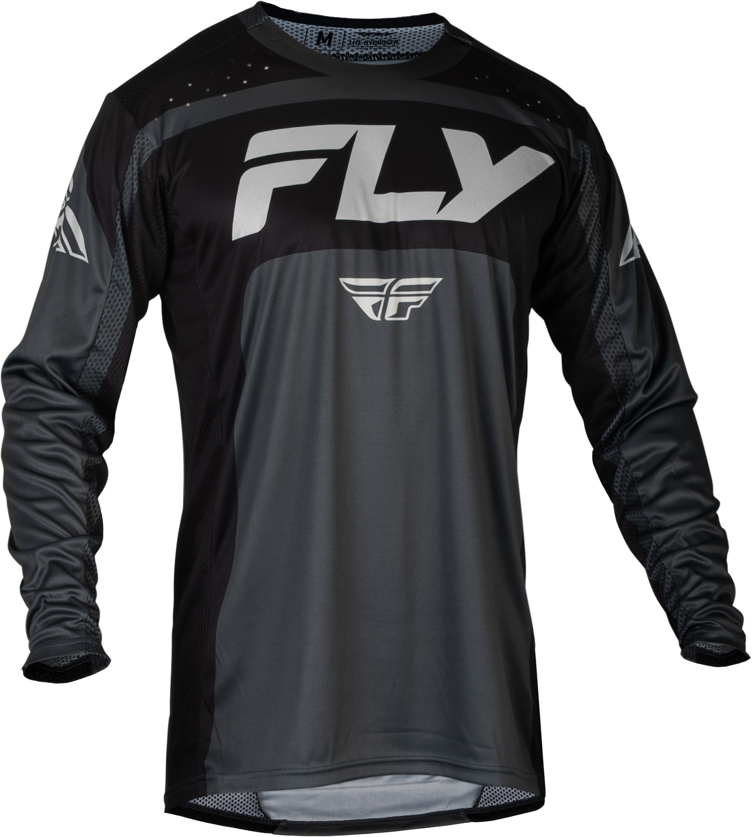 Fly Racing Youth Lite Jersey Charcoal/Black YXL - Youth X-Large For Fly Racing Lite Jersey - Click Image to Close