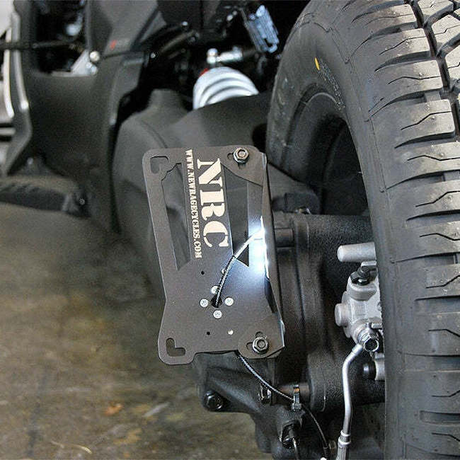 19-24 Can-Am Ryker Side Mount License Plate (2 Position) - Click Image to Close