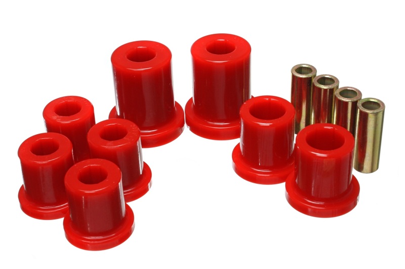 Red Front Control Arm Bushing Set - For 03-09 Lexus GX470 / 03-09 Toyota 4Runner 2WD/4WD - Click Image to Close