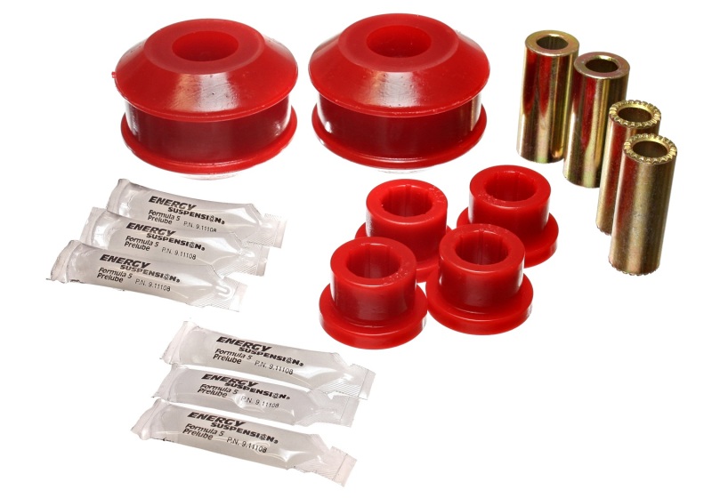 03-05 Mitsubishi Lancer EVO 8 Red Front Control Arm Bushing Set - Click Image to Close