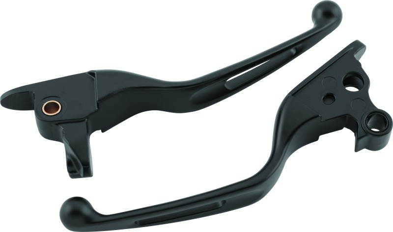 Bikers Choice Vortex Lever Set Black - Click Image to Close