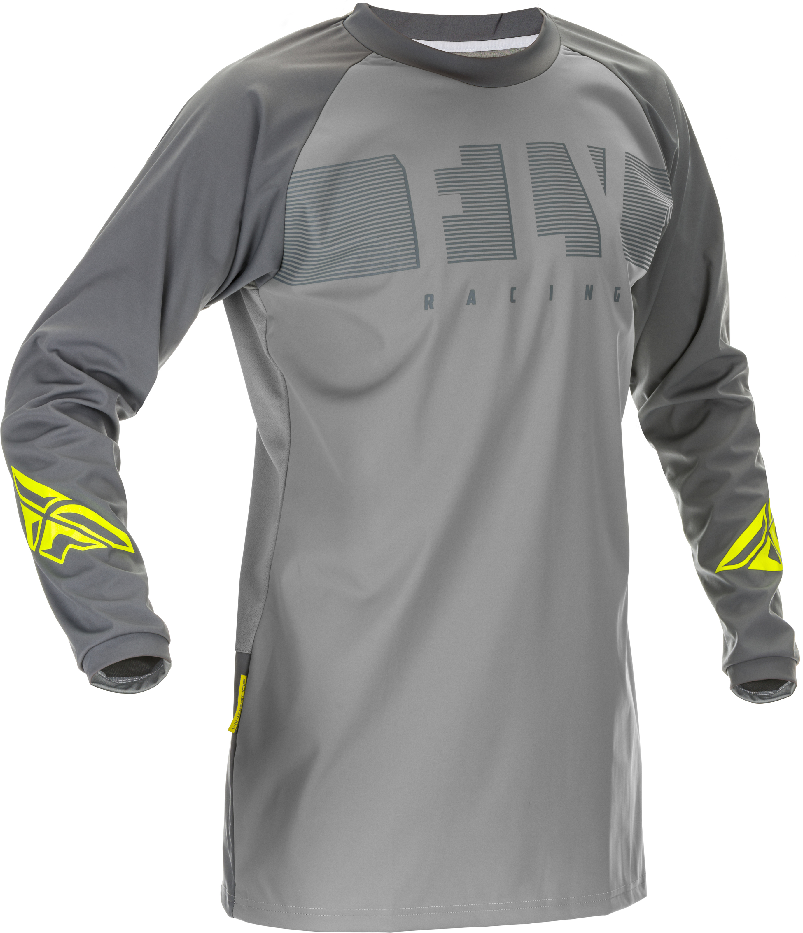 Windproof Jersey Grey/Hi-Vis Small - Click Image to Close