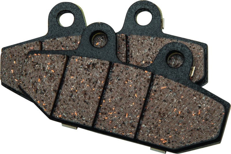 Rear Organic Brake Pads Replaces H-D 413000197 - Click Image to Close