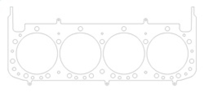 .040in / 4.270in Bore / 4.500in Bore Center MLS Head Gasket - For GM Dart/Brodix Small Block V8 - Click Image to Close