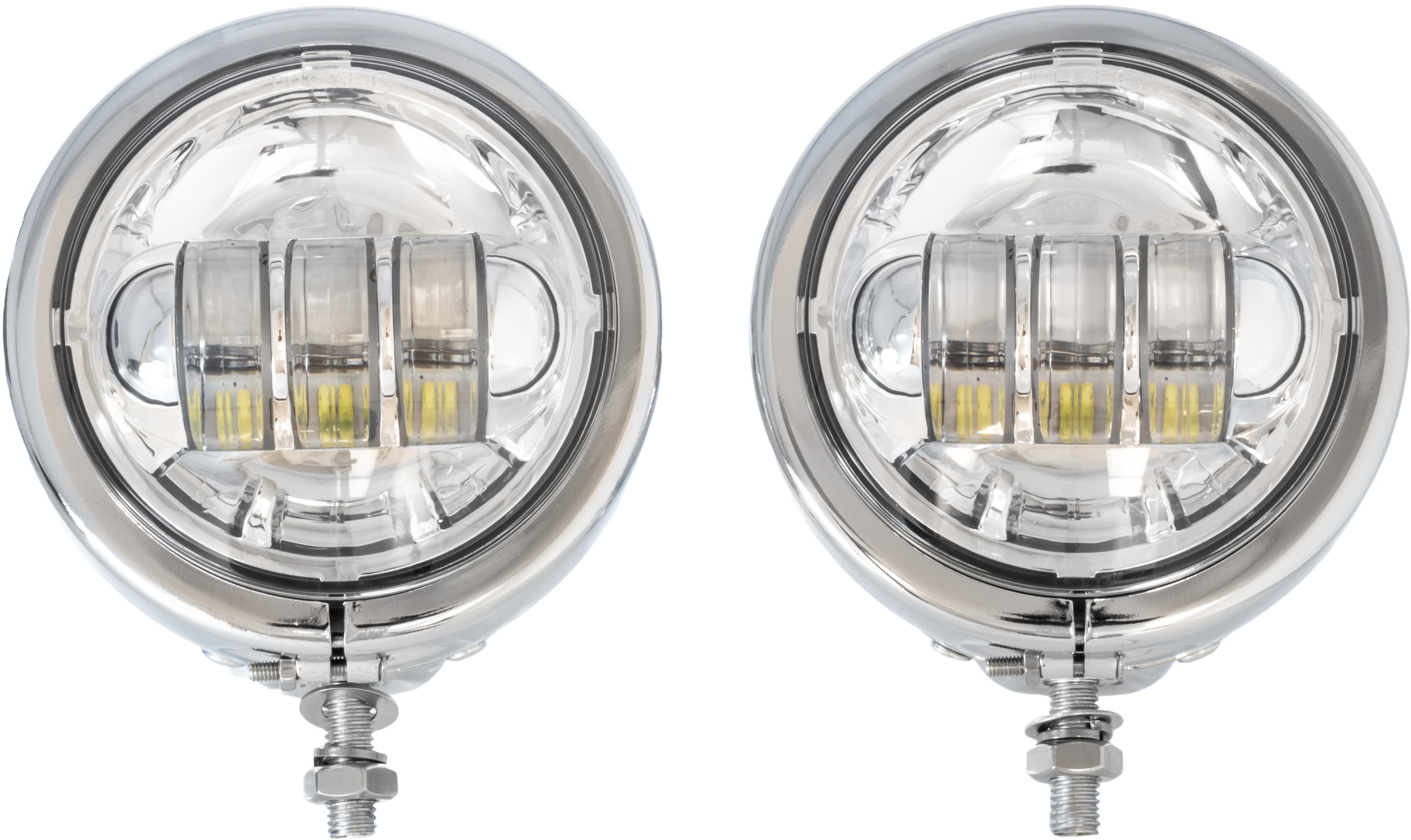 Letric Lighting 4.5in Passing Lamps Chr - Click Image to Close