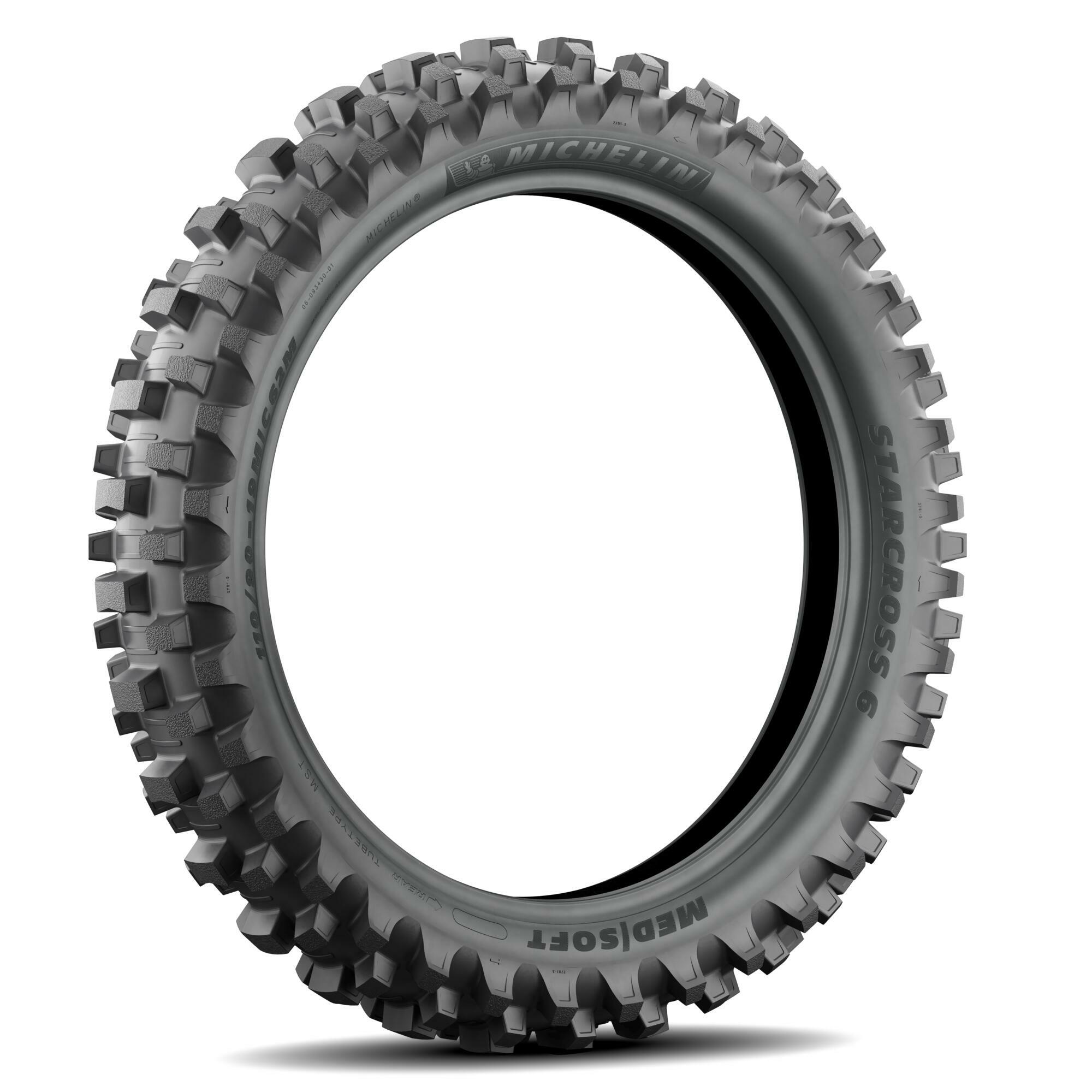 Starcross 6 Medium/Soft Rear Tire 110/100-18 - Click Image to Close