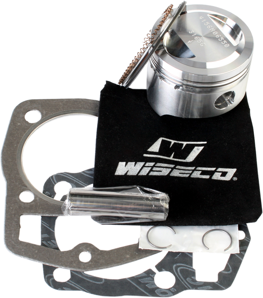 Top End Piston Kit 10:1 Compression - 66.50mm Bore (+1.00mm) - For 92-02 Honda XR200R - Click Image to Close